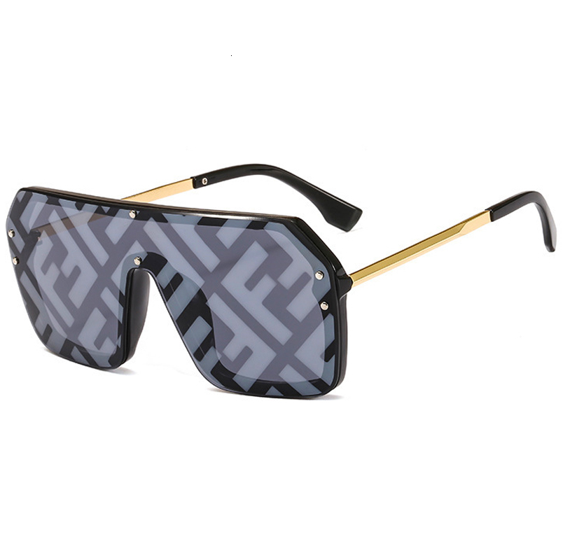 Sunglasses Oversized Ff Sunglasses 2021 Women Luxury Brand Fashion Flat Top One Piece Sun Glasses Men Gafas Shade Mirror Uv400, White;black
Sunglasses Oversized Ff Sunglasses 2021 Women Luxury Brand Fashion Flat Top One Piece Sun Glasses Men Gafas Shade Mirror Uv400, White;black