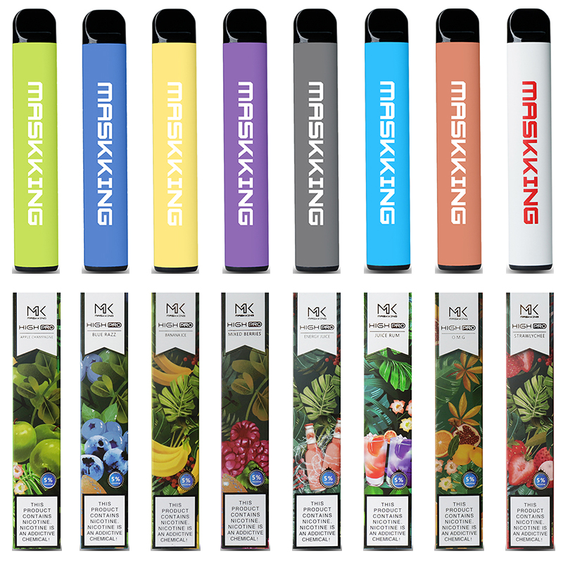 Disposable Vape Platform Maskking High Pro Disposables E Cigarettes Puffs 600mAh 3.5ml Pre-filled Cartridges Vapor Vapes pen mix flavors wholesale
Disposable Vape Platform Maskking High Pro Disposables E Cigarettes Puffs 600mAh 3.5ml Pre-filled Cartridges Vapor Vapes pen mix flavors wholesale