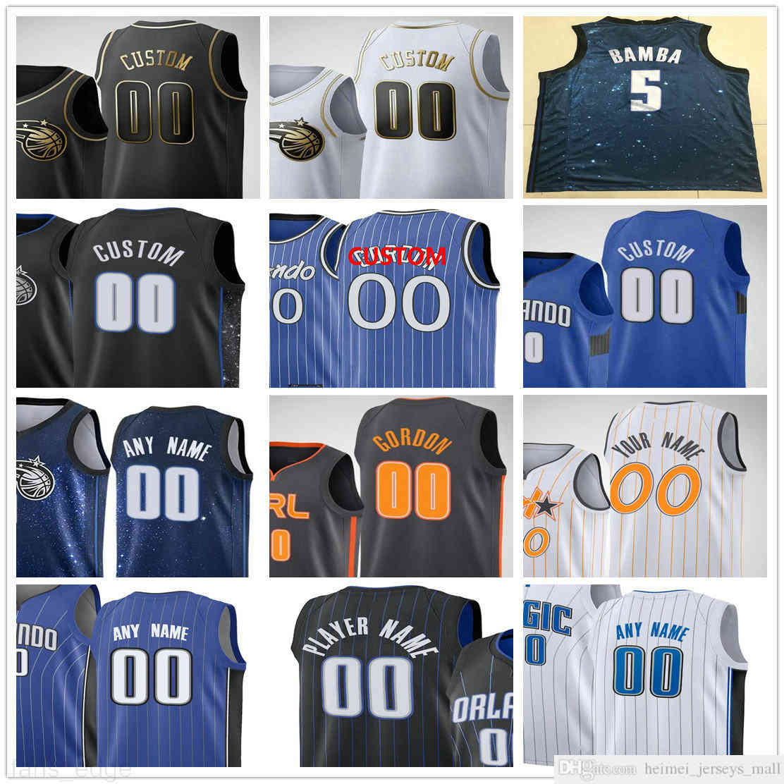 Custom Printed 50 Cole Anthony Nikola 9 Vucevic Aaron 00 Gordon Jonathan 1 Isaac Evan 10 Fournier Men Woman Kids Youth Basketball Jerseys, Black;red
Custom Printed 50 Cole Anthony Nikola 9 Vucevic Aaron 00 Gordon Jonathan 1 Isaac Evan 10 Fournier Men Woman Kids Youth Basketball Jerseys, Black;red