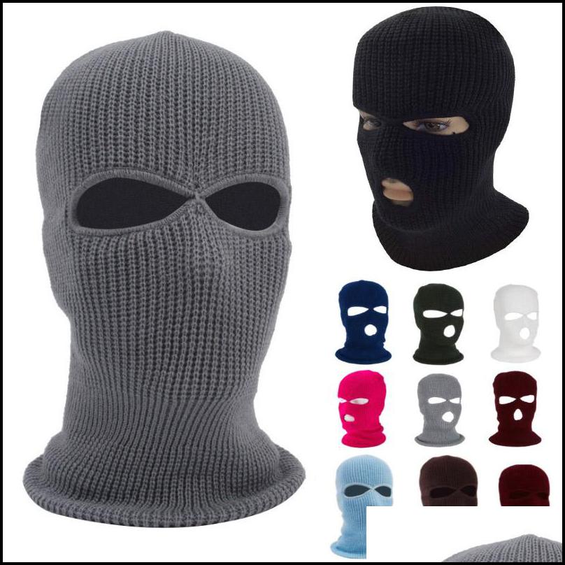 Beanies Caps Headwears Athletic Outdoor As Sports & Outdoors Knit 3 Hole Ski Mask Clava Face Beanie Cap Snow Winter Motorcycle Helmet Hat De
Beanies Caps Headwears Athletic Outdoor As Sports & Outdoors Knit 3 Hole Ski Mask Clava Face Beanie Cap Snow Winter Motorcycle Helmet Hat De