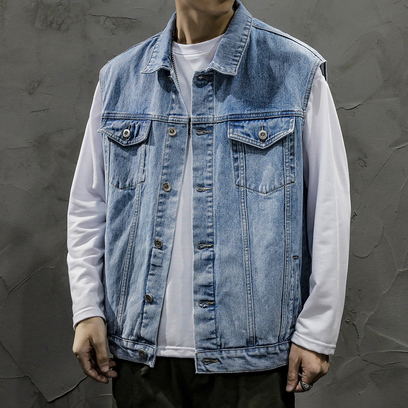 men's vests colete masculino estilo safari denim coletes multi-bolso jaqueta outerwear casual cowboy casaco jxou, Black;white
men's vests colete masculino estilo safari denim coletes multi-bolso jaqueta outerwear casual cowboy casaco jxou, Black;white