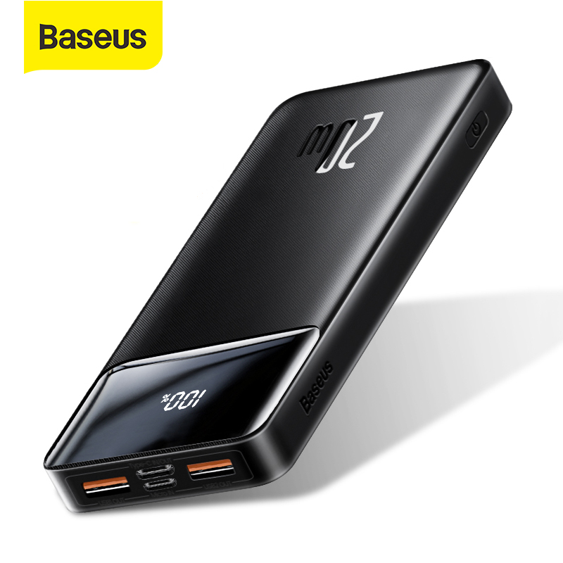 Baseus Power Bank 20000mAh/30000mAh/10000mAh PD Fast Charging Powerbank Portable Battery Charger For iPhone 11 12 Pro Max Xiaomi
Baseus Power Bank 20000mAh/30000mAh/10000mAh PD Fast Charging Powerbank Portable Battery Charger For iPhone 11 12 Pro Max Xiaomi