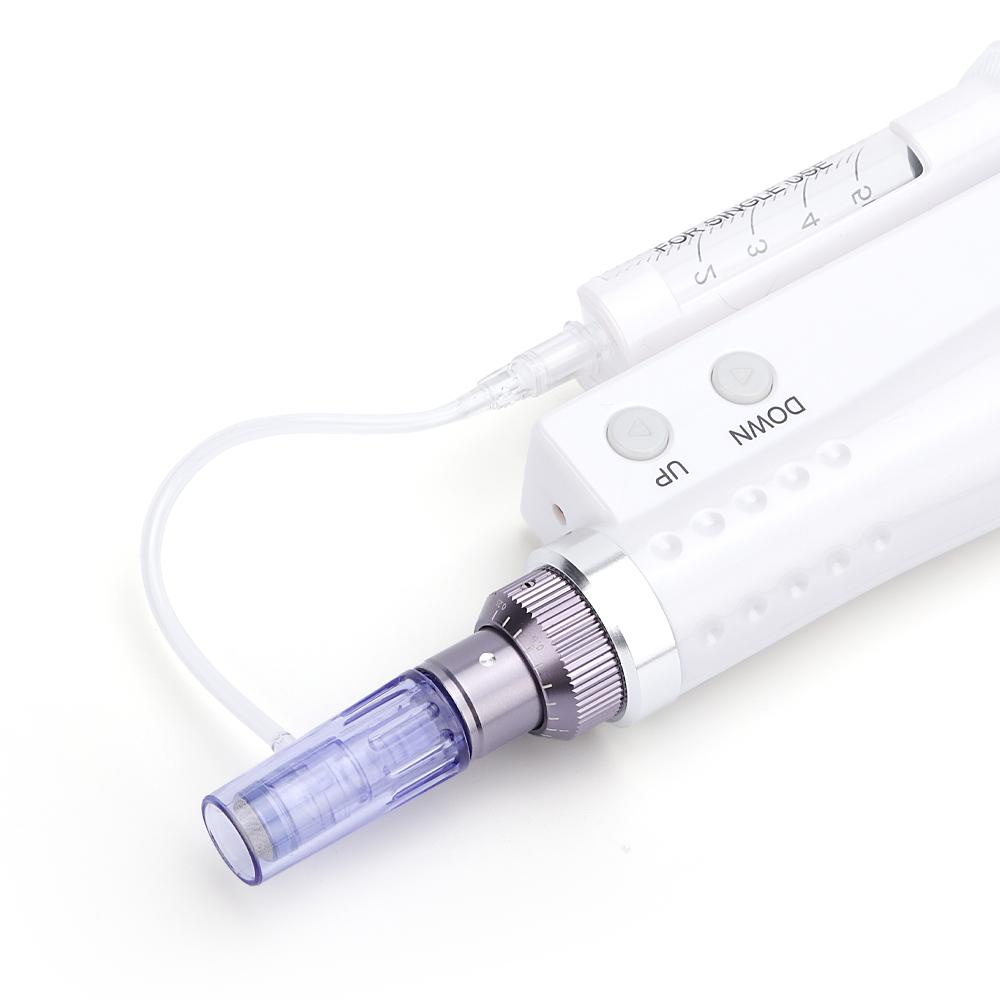 2 in 1 Hydra Injector Derma Pen Nano Mesotherapy Microneedle dr Pen Mesogun Portable Smart Injector Pen Facial Treatment Machine