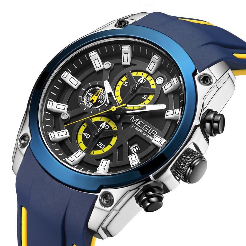 Wristwatches 2021 Blue Sport Watches For Men Top Chronograph Man Watch Military Quartz Clocks Luminous Relogio Masculino, Blue black
Wristwatches 2021 Blue Sport Watches For Men Top Chronograph Man Watch Military Quartz Clocks Luminous Relogio Masculino, Blue black