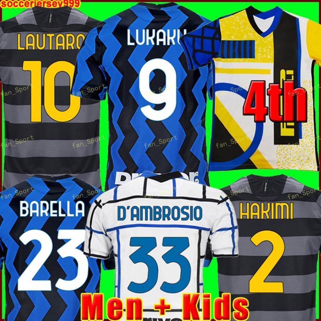 INTER soccer jersey 2020 2021 LUKAKU MILAN VIDAL BARELLA LAUTARO ERIKSEN ALEXIS HAKIMI 20 21 football shirt uniforms men + kids kit third, Black;yellow
INTER soccer jersey 2020 2021 LUKAKU MILAN VIDAL BARELLA LAUTARO ERIKSEN ALEXIS HAKIMI 20 21 football shirt uniforms men + kids kit third, Black;yellow