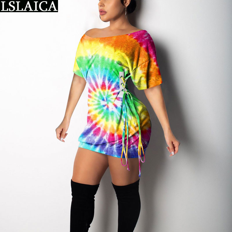 Colorful short sleeve O-neck women dress print bandage slim mini evening party club ladies summer beach elegant 210520, Yellow
Colorful short sleeve O-neck women dress print bandage slim mini evening party club ladies summer beach elegant 210520, Yellow