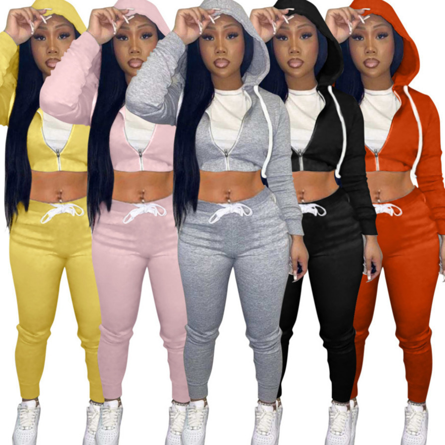 Women Sweatpants And Hoodie Set Tracksuits Two Pieces Designer Fall Cardigan Short Navel Exposed Casual Sports Sweater Pants Ladies Outfits, Black
Women Sweatpants And Hoodie Set Tracksuits Two Pieces Designer Fall Cardigan Short Navel Exposed Casual Sports Sweater Pants Ladies Outfits, Black