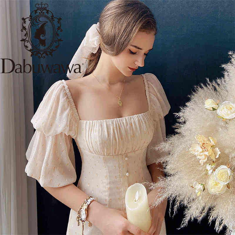 Dabuwawa Exclusive Vintage Midi Dress Women Square Neck Ruffle Sleeve Single Breasted Elegant A-Line Dress Ladies DO1BDR027 210520, Beige
Dabuwawa Exclusive Vintage Midi Dress Women Square Neck Ruffle Sleeve Single Breasted Elegant A-Line Dress Ladies DO1BDR027 210520, Beige