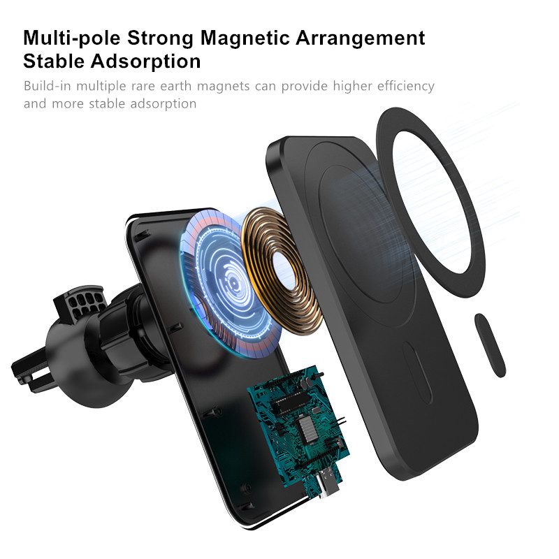 Wireless Chargers Fast Qi 15W Wireless Car Charger For iPhone 12 12Pro 12Pro Max 12Mini Holder Magnetic Car Stand Car Wireless Charging Pad
Wireless Chargers Fast Qi 15W Wireless Car Charger For iPhone 12 12Pro 12Pro Max 12Mini Holder Magnetic Car Stand Car Wireless Charging Pad