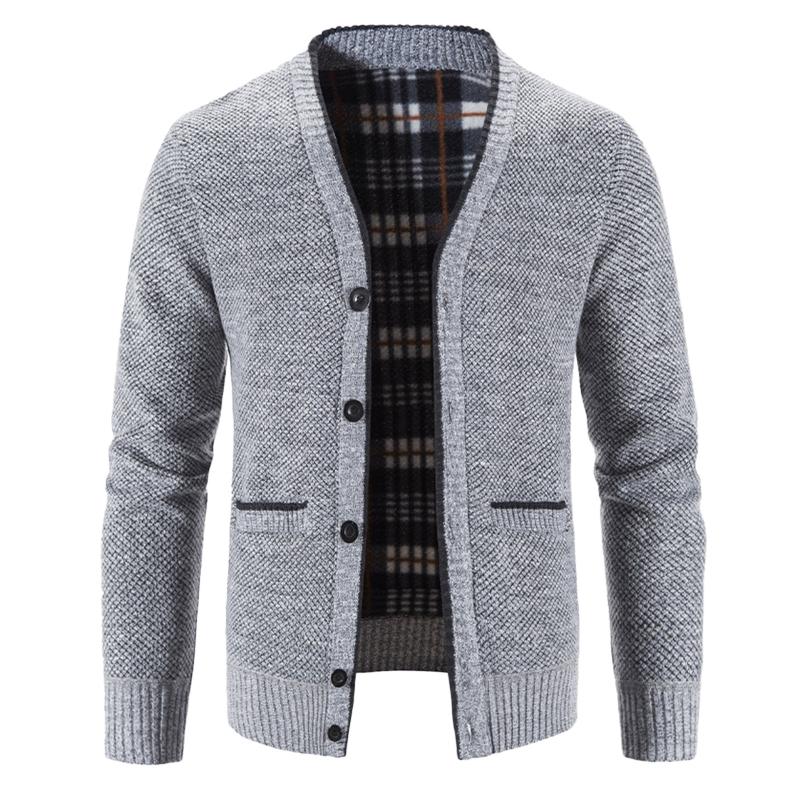 Men's Jackets Casual Solid Button Down Long Sleeve Pocket Warm Cardigan Lightweight Knit Jacket Coat For Work Home Male, Black;brown
Men's Jackets Casual Solid Button Down Long Sleeve Pocket Warm Cardigan Lightweight Knit Jacket Coat For Work Home Male, Black;brown