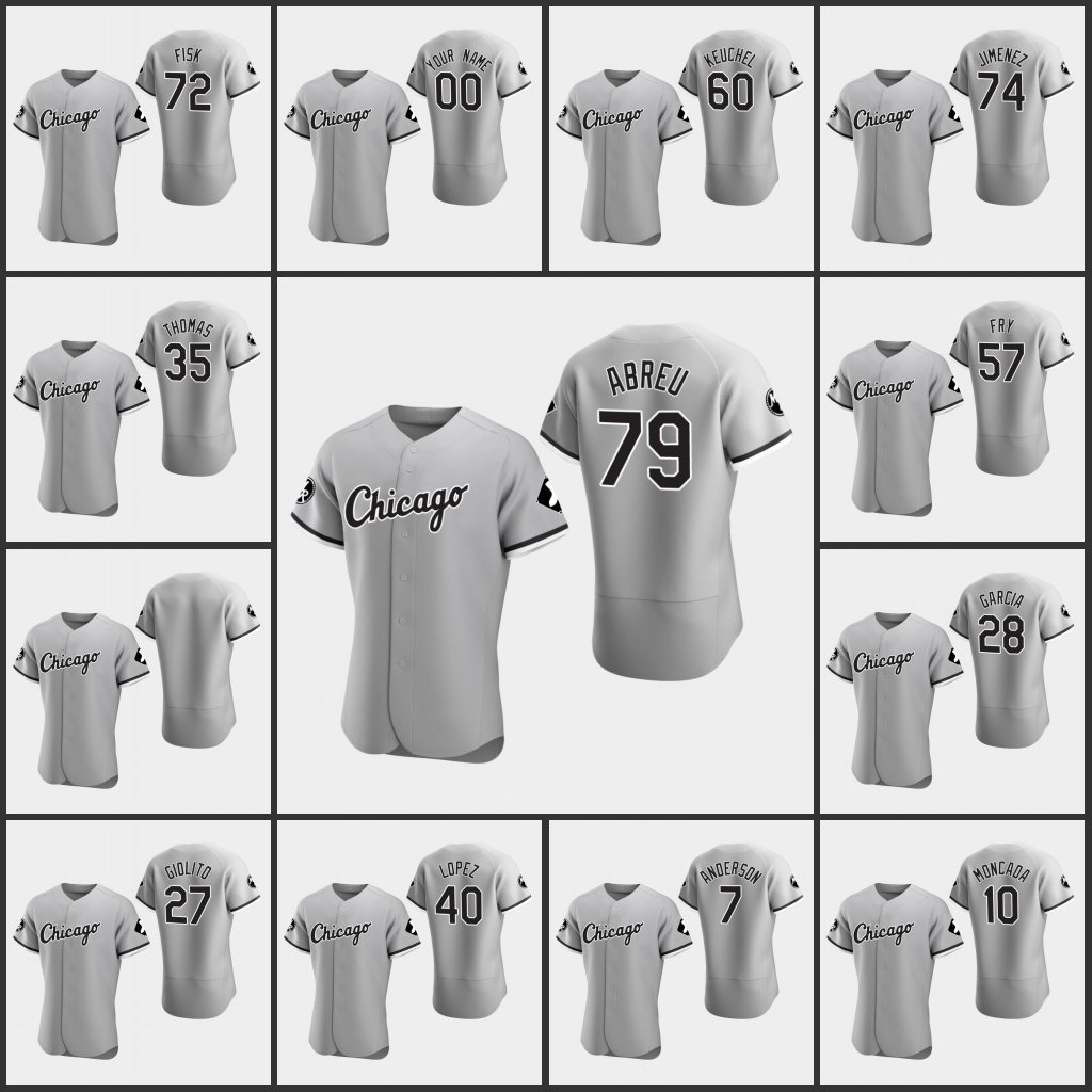 Chicago's White Sox Men Women Youth #10 Yoan Moncada 7 Tim Anderson 74 Eloy Jimenez 79 Jose Abreu Custom Gray Authentic MR Patch Jersey, Black
Chicago's White Sox Men Women Youth #10 Yoan Moncada 7 Tim Anderson 74 Eloy Jimenez 79 Jose Abreu Custom Gray Authentic MR Patch Jersey, Black