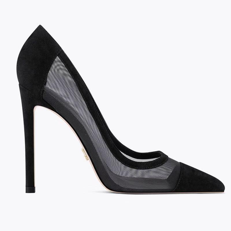 Dress Shoes Suede Mesh Patchwork High Heel Pointed Toe Slip-on Wedding Pumps 12cm 10cm 8cm Stiletto Heels Women Size45
Dress Shoes Suede Mesh Patchwork High Heel Pointed Toe Slip-on Wedding Pumps 12cm 10cm 8cm Stiletto Heels Women Size45