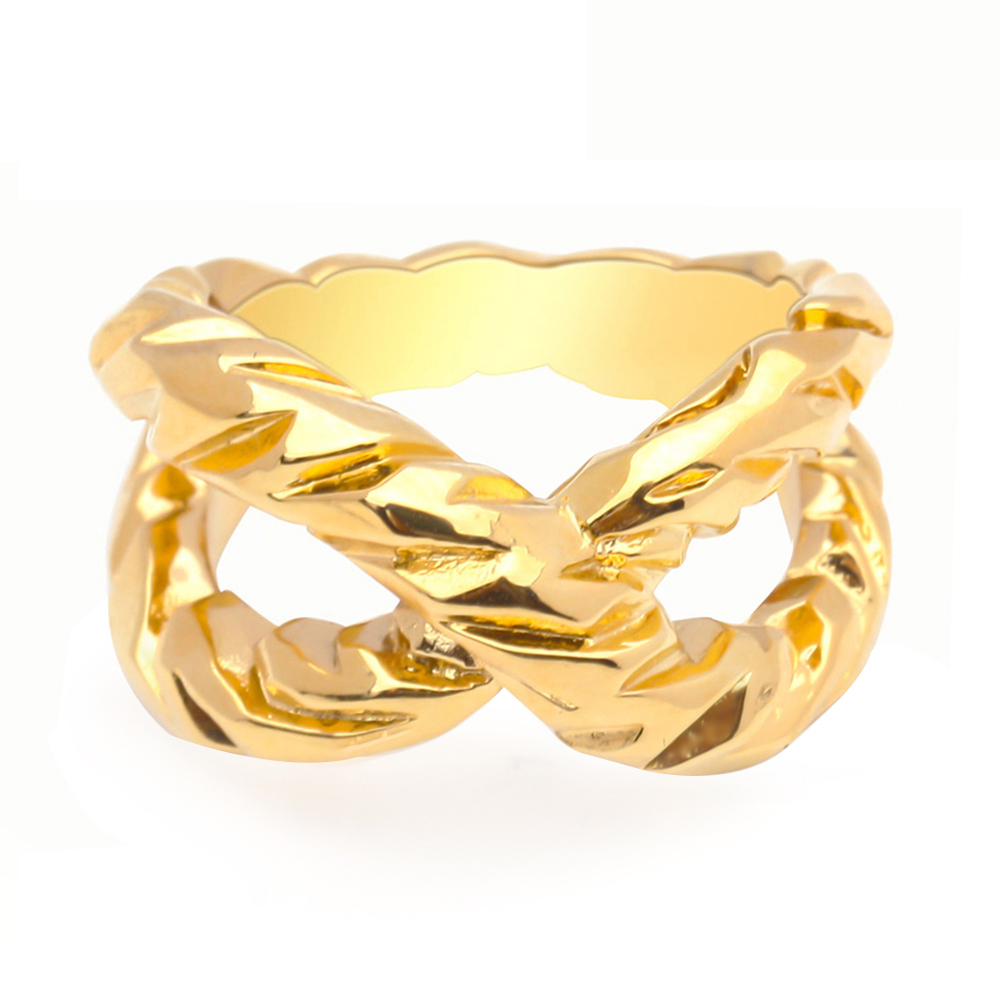 VAROLE Punk Cross Line Rings For Women Party Fashion Jewelry Gold Color Curved Ring Anillos Mujer
VAROLE Punk Cross Line Rings For Women Party Fashion Jewelry Gold Color Curved Ring Anillos Mujer