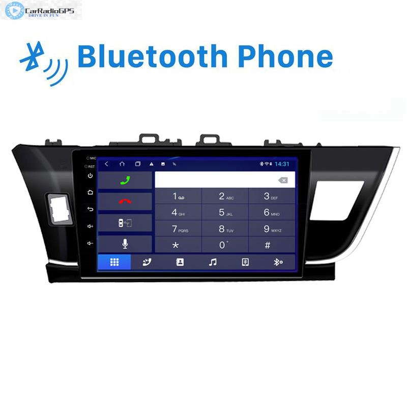 Android 10 car dvd Radio Multimedia Player for ALTIS 2014 2015-2016 gps Navigation single din auto touch screen Support Multiple OSD Languages