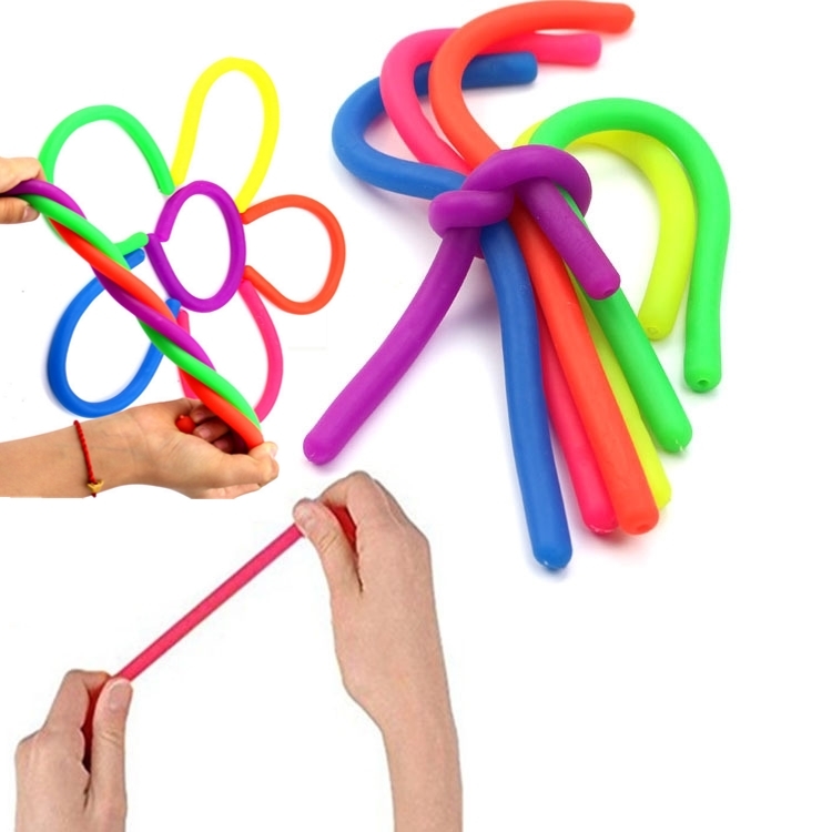 Fidget Sensory Toys stress relief toys noodle rope decompression soft elastic rope environmental protection material noodle toy H26OISL
Fidget Sensory Toys stress relief toys noodle rope decompression soft elastic rope environmental protection material noodle toy H26OISL