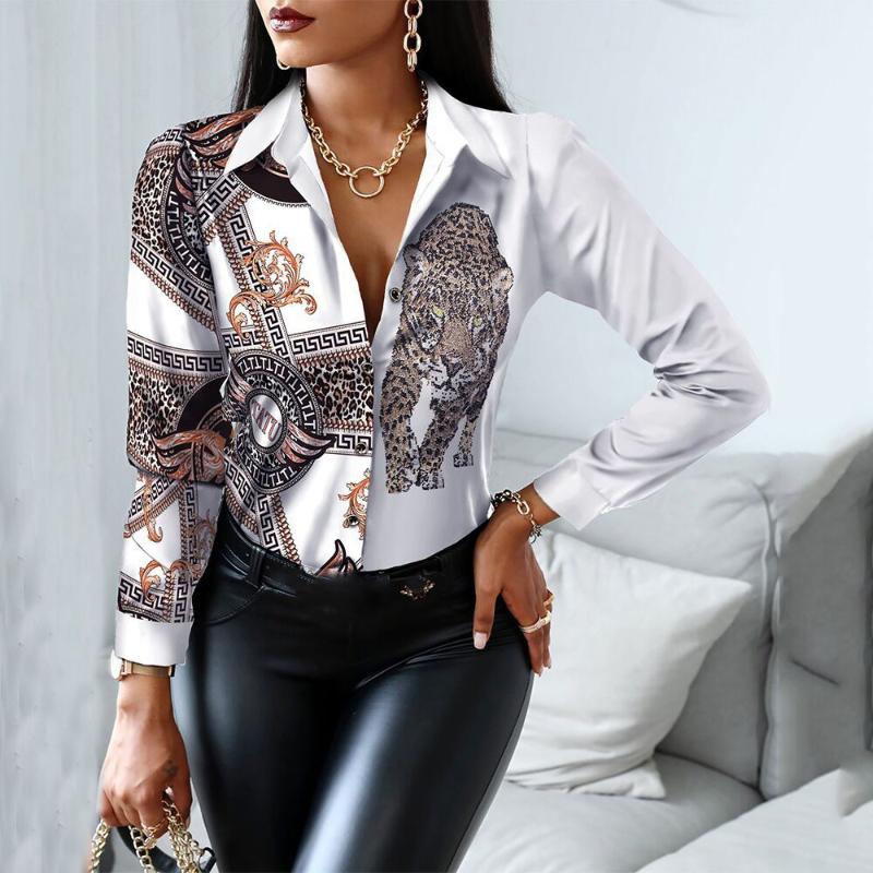 Women's Blouses & Shirts 2022 Spring Women Fashion Print Shirt Long Sleeve Womens Tops And Buttons Casual Office Top Blouse Chemise Femme, White
Women's Blouses & Shirts 2022 Spring Women Fashion Print Shirt Long Sleeve Womens Tops And Buttons Casual Office Top Blouse Chemise Femme, White