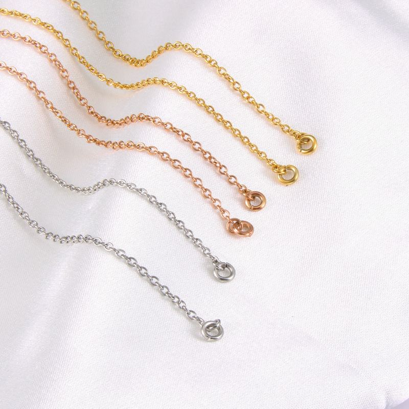 Jewelry Extender Chain Stainless Steel Extension Chains for Bracelet Necklace Jewellery Making