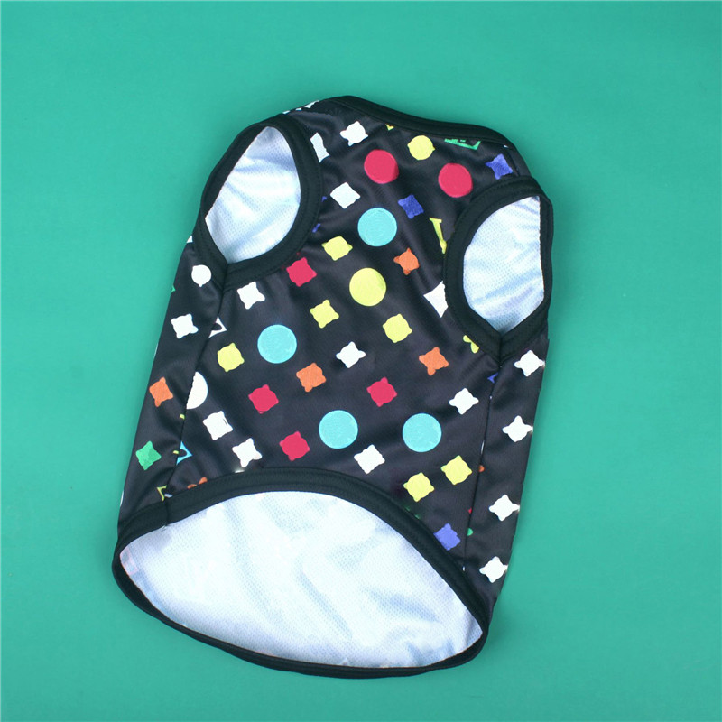 Casual Cool Mesh Vests Designer Alphabet Colorful Pattern Dog Apparel Summer Breathable Soft Pet Sports Clothes
Casual Cool Mesh Vests Designer Alphabet Colorful Pattern Dog Apparel Summer Breathable Soft Pet Sports Clothes