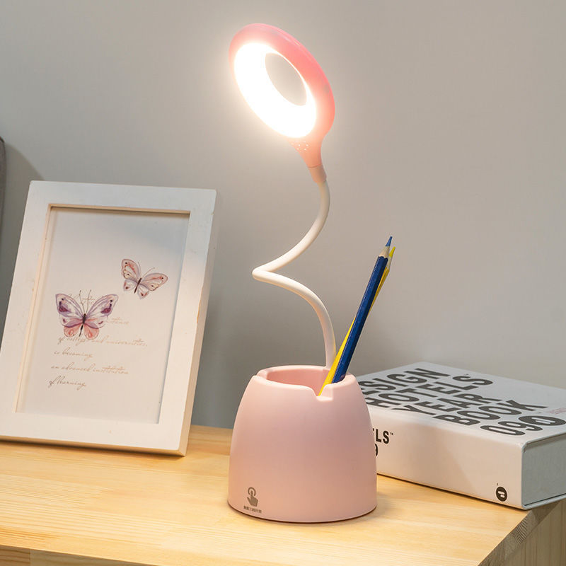 Desk Book Light Touch Bendable LED Table Lamp Eye-Protect Study Foldable Desktop Pen Holder USB 3Mode Home Bed Side Night Reading Pink
Desk Book Light Touch Bendable LED Table Lamp Eye-Protect Study Foldable Desktop Pen Holder USB 3Mode Home Bed Side Night Reading Pink