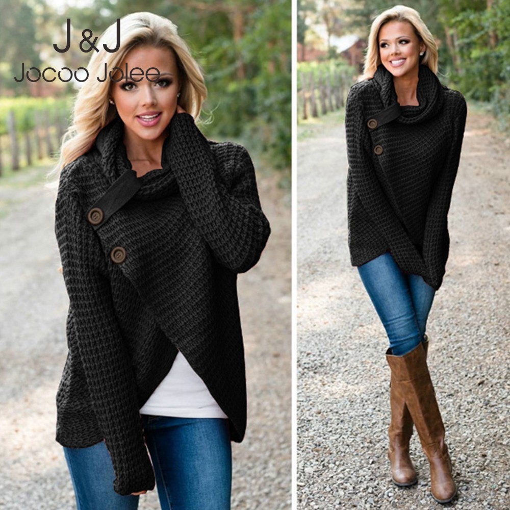 Women Vintage Turtleneck Sweater Autumn Winter Long Sleeve Scarf Collar Solid Warm Knitted Female Casual Tops Plus Size 5XL 210518, Black
Women Vintage Turtleneck Sweater Autumn Winter Long Sleeve Scarf Collar Solid Warm Knitted Female Casual Tops Plus Size 5XL 210518, Black