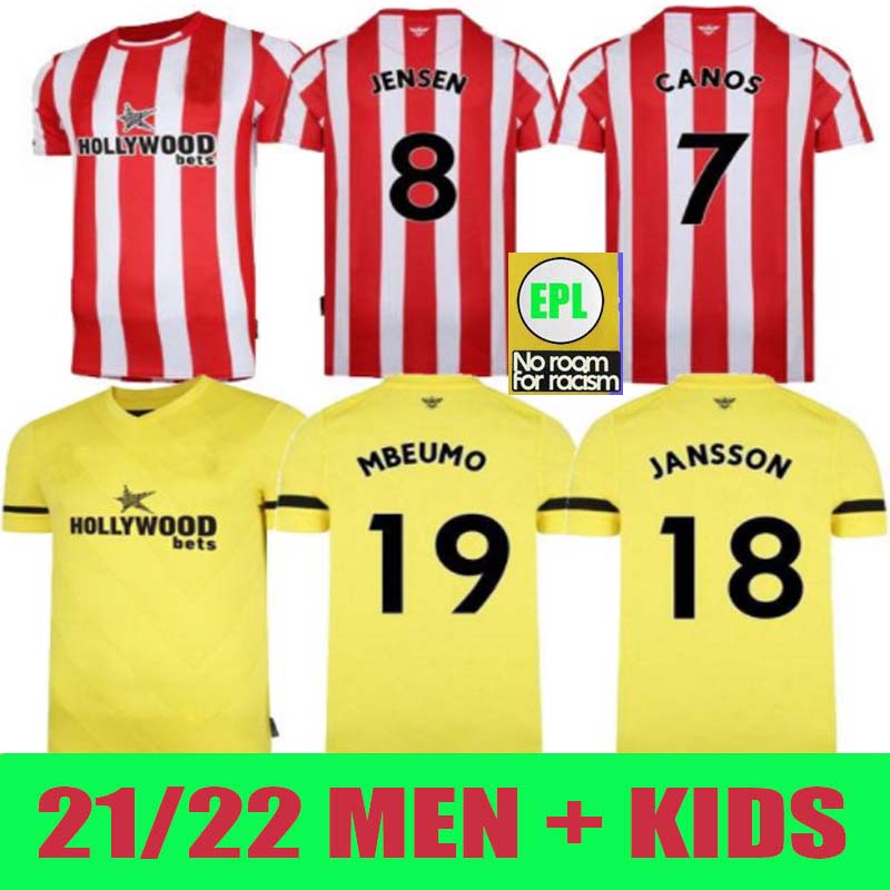 FC Brentford 21 22 soccer jerseys home away yellow Fosu MBEUMO TONEY Dasilva Forss CANOS camisetas 2021 2022 maillot de foot adult men kit f, Black;yellow
FC Brentford 21 22 soccer jerseys home away yellow Fosu MBEUMO TONEY Dasilva Forss CANOS camisetas 2021 2022 maillot de foot adult men kit f, Black;yellow
