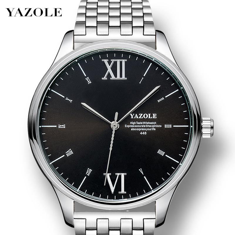 Wristwatches YAZOLE 448 Top Brand Simple Fashion Business Style Men Watch High Quality Stainless Steel Strap Water Resistant Quartz Movement, Slivery;brown
Wristwatches YAZOLE 448 Top Brand Simple Fashion Business Style Men Watch High Quality Stainless Steel Strap Water Resistant Quartz Movement, Slivery;brown