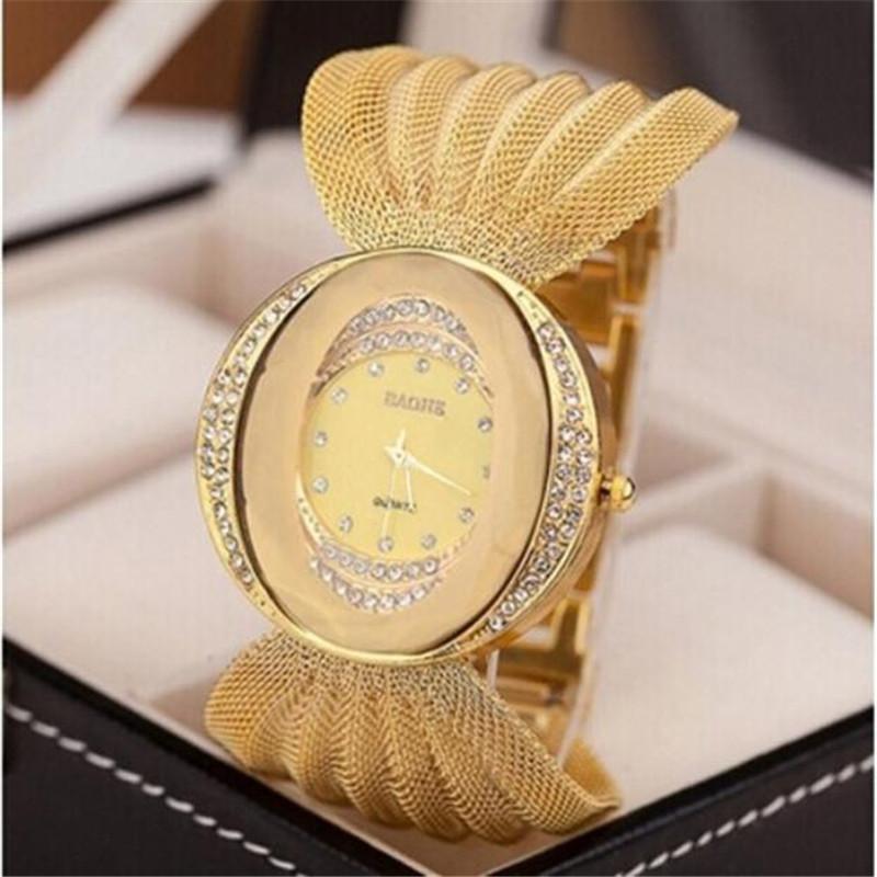 Fashion Gold Quartz Watch Women Clock Elegant Luxury Bracelet Relogio Feminino Wholesale Wristwatches, 6939
Fashion Gold Quartz Watch Women Clock Elegant Luxury Bracelet Relogio Feminino Wholesale Wristwatches, 6939