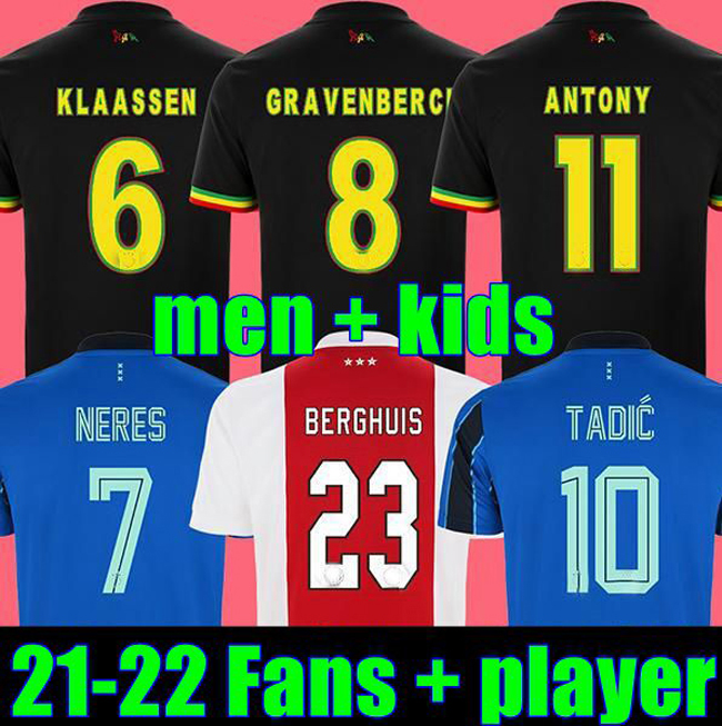 FANS Player version MEN + KIDS TADIC HALLER soccer jersey 21 22 KLAASSEN ÁLVAREZ amsterdam camiseta fútbol NERES 2021 2022 ANTONY CRUYFF maillot de foot ajaxuniforms, Home adult
FANS Player version MEN + KIDS TADIC HALLER soccer jersey 21 22 KLAASSEN ÁLVAREZ amsterdam camiseta fútbol NERES 2021 2022 ANTONY CRUYFF maillot de foot ajaxuniforms, Home adult