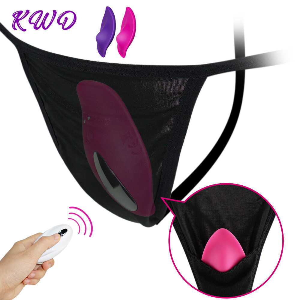 Invisible Wireless Remote Control Vibrator 10 Speeds Wearable Clitoral Stimulator Panties Vibrating egg Sex toys for a couple Y201118