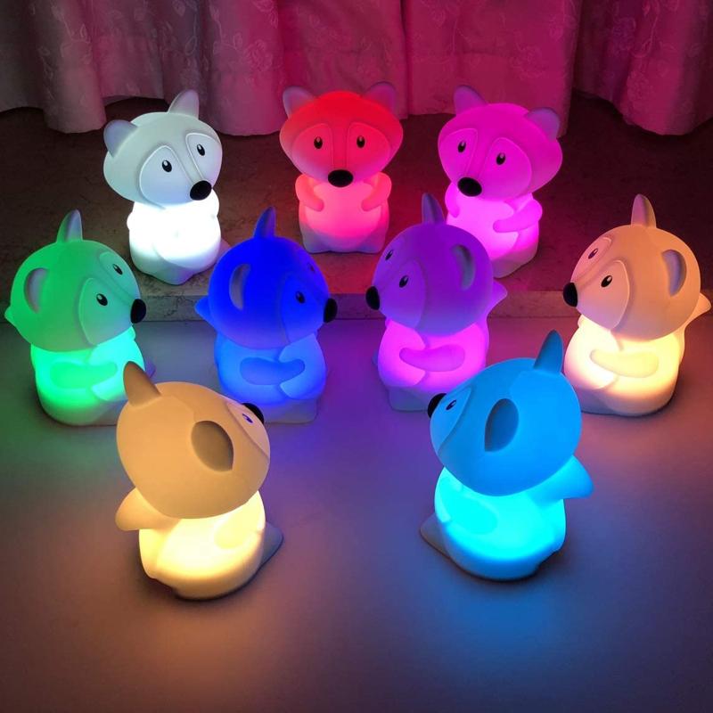 Night Lights Cute Silicone Pat 8 Colors Remote Control LED Light USB Charging Colorful Squeezable Lamp For Child Gift
Night Lights Cute Silicone Pat 8 Colors Remote Control LED Light USB Charging Colorful Squeezable Lamp For Child Gift