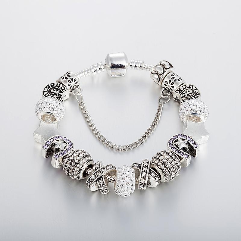 Charm Bracelets ANNAPAER 2021 Catena Vintage Jewelry Star Chain Charms & Bangle Rhinestone Beads Bracelet Personality B17120
Charm Bracelets ANNAPAER 2021 Catena Vintage Jewelry Star Chain Charms & Bangle Rhinestone Beads Bracelet Personality B17120