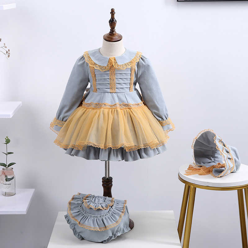 Baby Girl Turkish Spanish Dress 3Pcs Infant Lolita Princess Ball Gown Toddler Velvet Dresses Children 1st Birthday Vestidos 210615, Dress pant hat
Baby Girl Turkish Spanish Dress 3Pcs Infant Lolita Princess Ball Gown Toddler Velvet Dresses Children 1st Birthday Vestidos 210615, Dress pant hat
