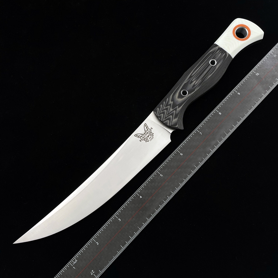 BENCHMADE BM15500-1 Fixed straight knife S45VN outdoor hunting camping kitchen high hardness sharp 535 940 810 710 C81 C10 15200 133 140 KNIVES
BENCHMADE BM15500-1 Fixed straight knife S45VN outdoor hunting camping kitchen high hardness sharp 535 940 810 710 C81 C10 15200 133 140 KNIVES
