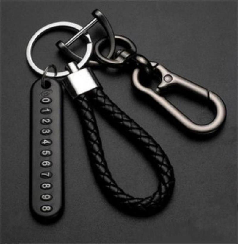 Keychains Car Key Ring Anti-lose Phone Number Card For All Accessories 
Keychains Car Key Ring Anti-lose Phone Number Card For All Accessories
