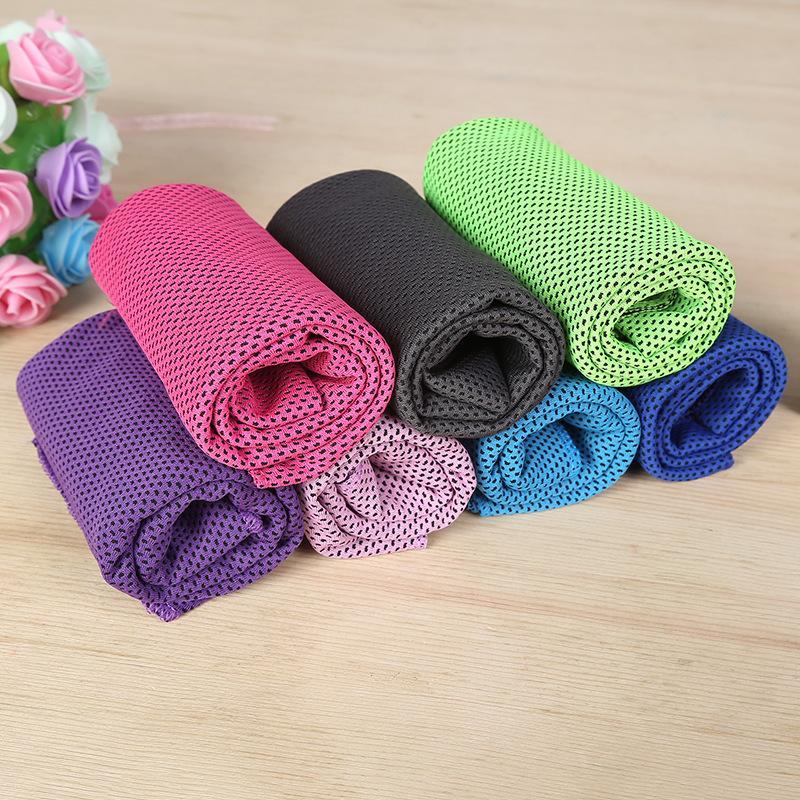 Summer cold towel quick exercise cooling fiess running sweat absorption and outdoor climbing sports easy to carry Free shipping