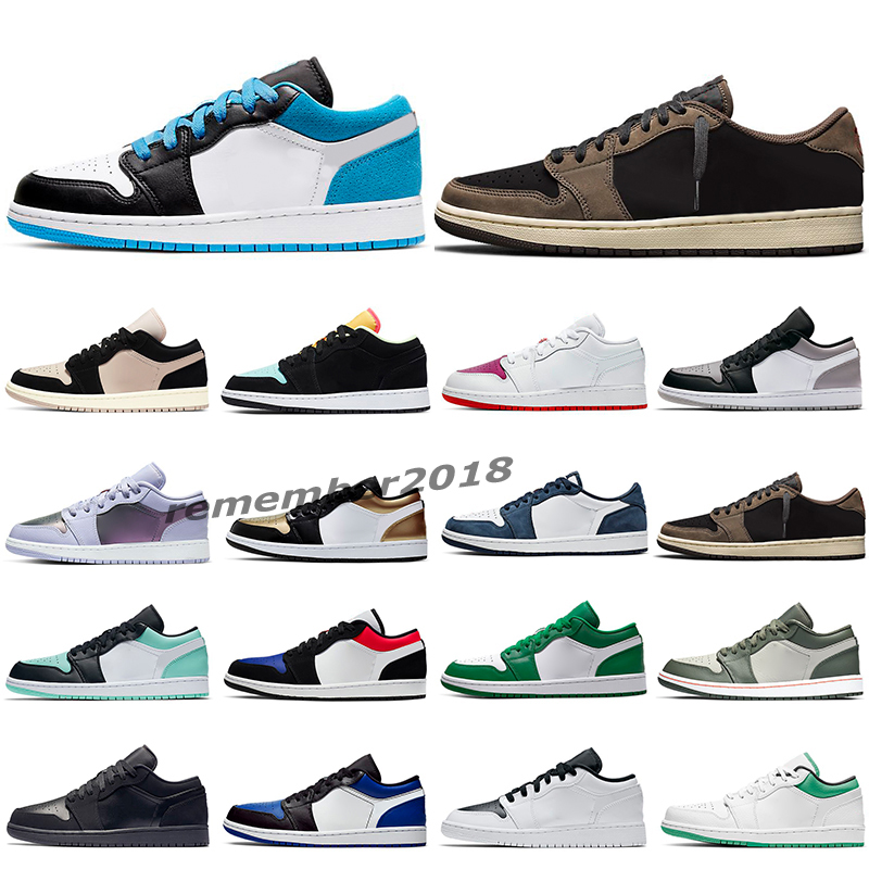 Newest Jumpman 1 Mens basketball Shoes Low Tropical Light Travis UNC Obsidian Ember Glow Black Bred Toe Retroes 1s Women Skateboard SU20, # 12
Newest Jumpman 1 Mens basketball Shoes Low Tropical Light Travis UNC Obsidian Ember Glow Black Bred Toe Retroes 1s Women Skateboard SU20, # 12