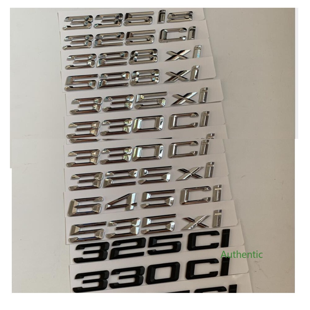 Chrome Black Emblems for BMW 330is 325xi 335is 328xi 330xi 335xi 535xi 530xi 325ci 328ci 330ci 335ci 645ci 530ci 535ci 525ci, Chrome shiny silver
Chrome Black Emblems for BMW 330is 325xi 335is 328xi 330xi 335xi 535xi 530xi 325ci 328ci 330ci 335ci 645ci 530ci 535ci 525ci, Chrome shiny silver