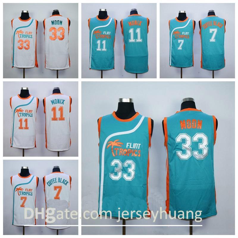 2021 33 Jackie Moon Jersey Men Flint Tropics Semi Pro Movie Basketball Jerseys 7 Coffee Black 11 Ed Monix Uniform Sport Green White, Black;red
2021 33 Jackie Moon Jersey Men Flint Tropics Semi Pro Movie Basketball Jerseys 7 Coffee Black 11 Ed Monix Uniform Sport Green White, Black;red