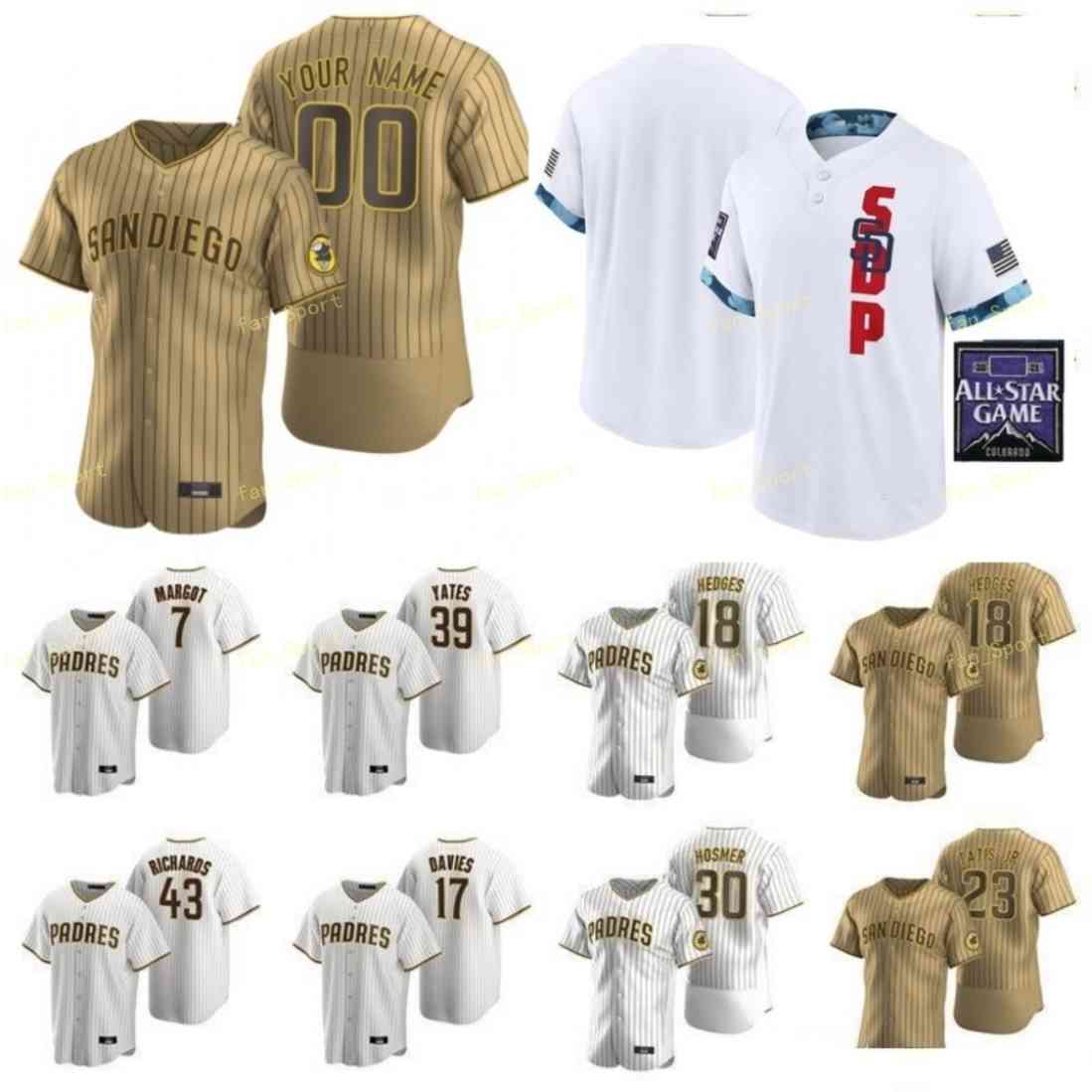 Men Women Youth 2021 All-Star Game Baseball Jerseys 33 Mark Melancon 50 Adrian Morejon 44 Joe Musgrove 5 Wil Myers 26 Austin Nola Custom Stitched, Blue;black
Men Women Youth 2021 All-Star Game Baseball Jerseys 33 Mark Melancon 50 Adrian Morejon 44 Joe Musgrove 5 Wil Myers 26 Austin Nola Custom Stitched, Blue;black