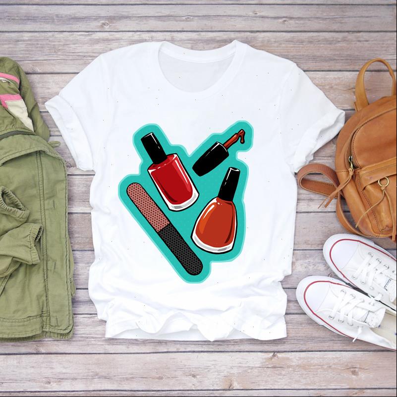 women womens summer fingernail nail art elegant cute ladies lady t shirts shirt graphic female tee, White
women womens summer fingernail nail art elegant cute ladies lady t shirts shirt graphic female tee, White