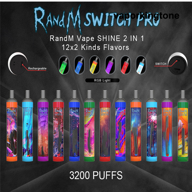 RandM Dazzle Switch Pro 2in1 E Cigarettes TFN Mini Disposable Vape Pen 3200 Puffs Electronic Cigarette
RandM Dazzle Switch Pro 2in1 E Cigarettes TFN Mini Disposable Vape Pen 3200 Puffs Electronic Cigarette