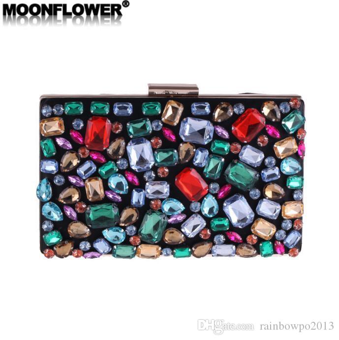 Factory wholesale women bag super flash diamond holding dinner handbag handmade hard box chain bags banquet nightclub colorful diamonds hold handbags, Color(boutique packaging)
Factory wholesale women bag super flash diamond holding dinner handbag handmade hard box chain bags banquet nightclub colorful diamonds hold handbags, Color(boutique packaging)
