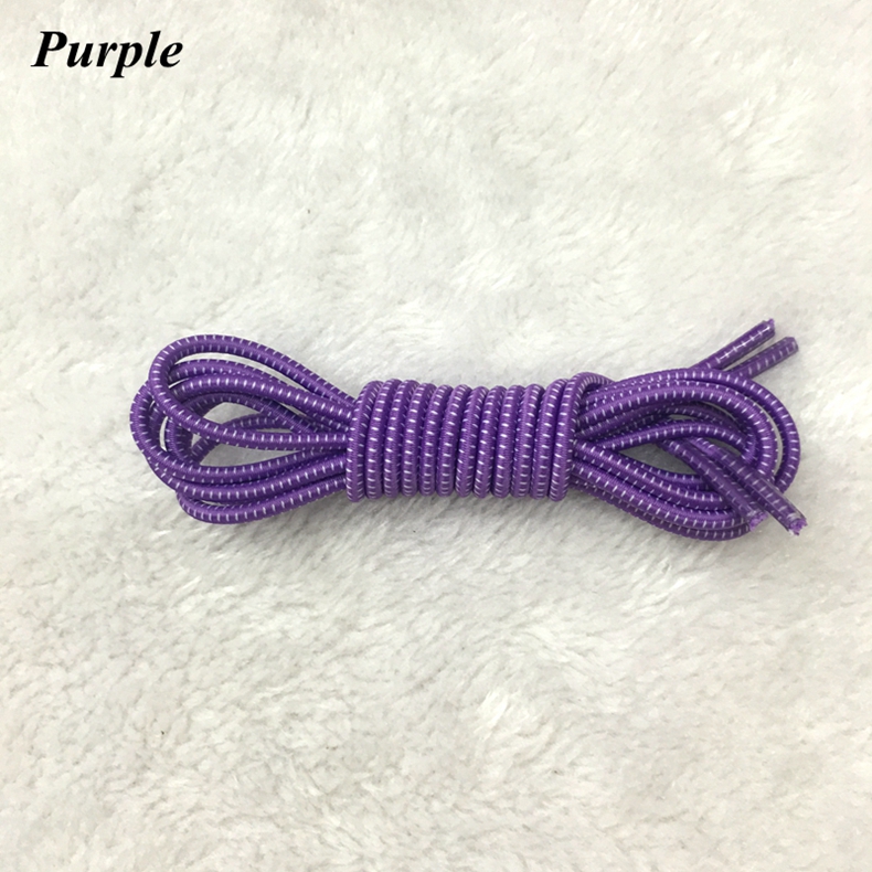 10Pair Sneaker Shoe Elastic No Tie Stretching Lock Lazy laces Quick Rubber Shoelace Shoestrings