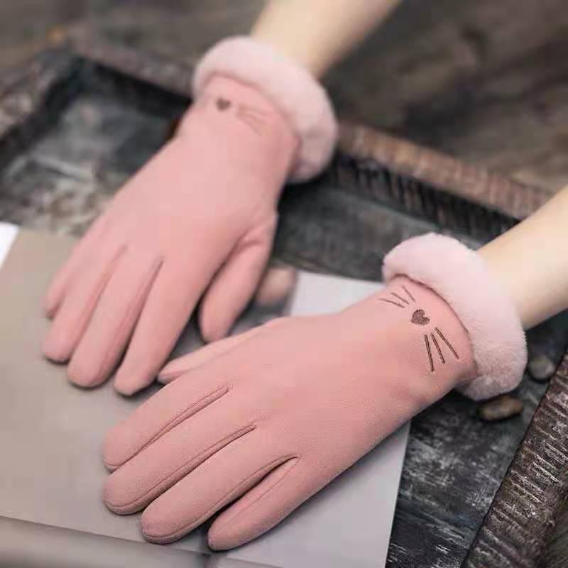 Sports Gloves Women Winter Touch Screen Female Suede Furry Warm Full Finger Ladies Outdoor Sport Driving, Black
Sports Gloves Women Winter Touch Screen Female Suede Furry Warm Full Finger Ladies Outdoor Sport Driving, Black