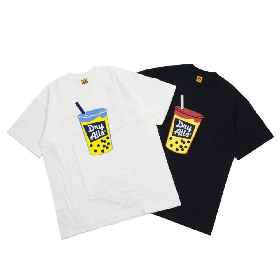 Men's and women's correct version of human 21SS pearl milk tea drink 9012 made printed cotton round neck loose casual short-sleeved T-shirt, White;black
Men's and women's correct version of human 21SS pearl milk tea drink 9012 made printed cotton round neck loose casual short-sleeved T-shirt, White;black