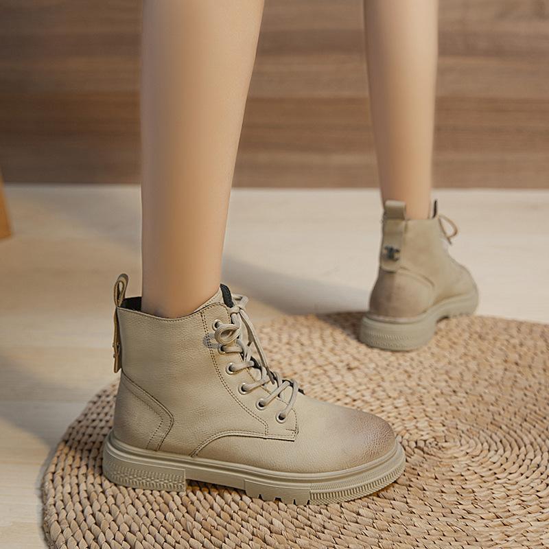 Boots 2021 Autumn Platform Women's Trendy Motorcycle Skinny For Woman Shoes