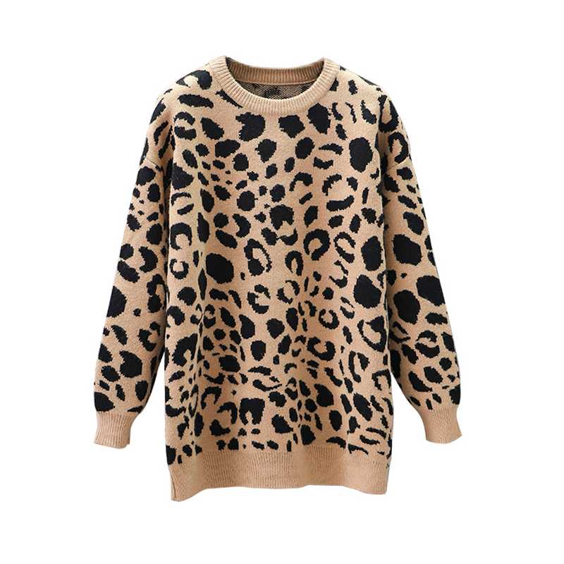 Women's Sweaters Green Cute Sweet Loose Leopard Female Autumn Clothes Korean Oversize Pullovers Knitted Sweater 2021 Winter K0694
Women's Sweaters Green Cute Sweet Loose Leopard Female Autumn Clothes Korean Oversize Pullovers Knitted Sweater 2021 Winter K0694