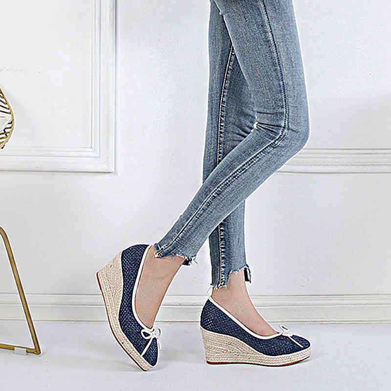 dress shoes new wedges high heels for women's with linen pointed head hemp rope weaving single q1xp, Black
dress shoes new wedges high heels for women's with linen pointed head hemp rope weaving single q1xp, Black