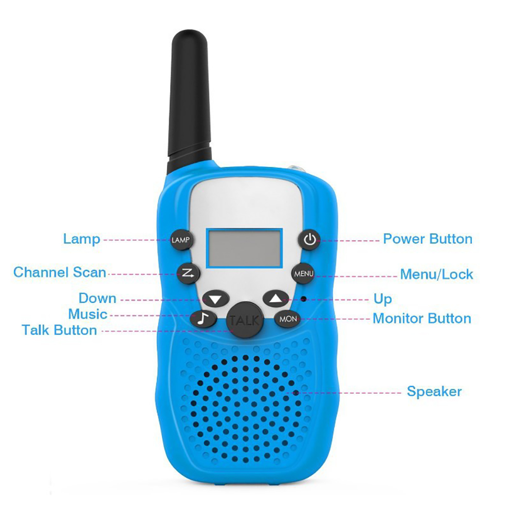 T388 Children Radio Toy Walkie Talkie Kids Radios UHF Two Way T-388 Children's Walk Talkies Pair For Boys