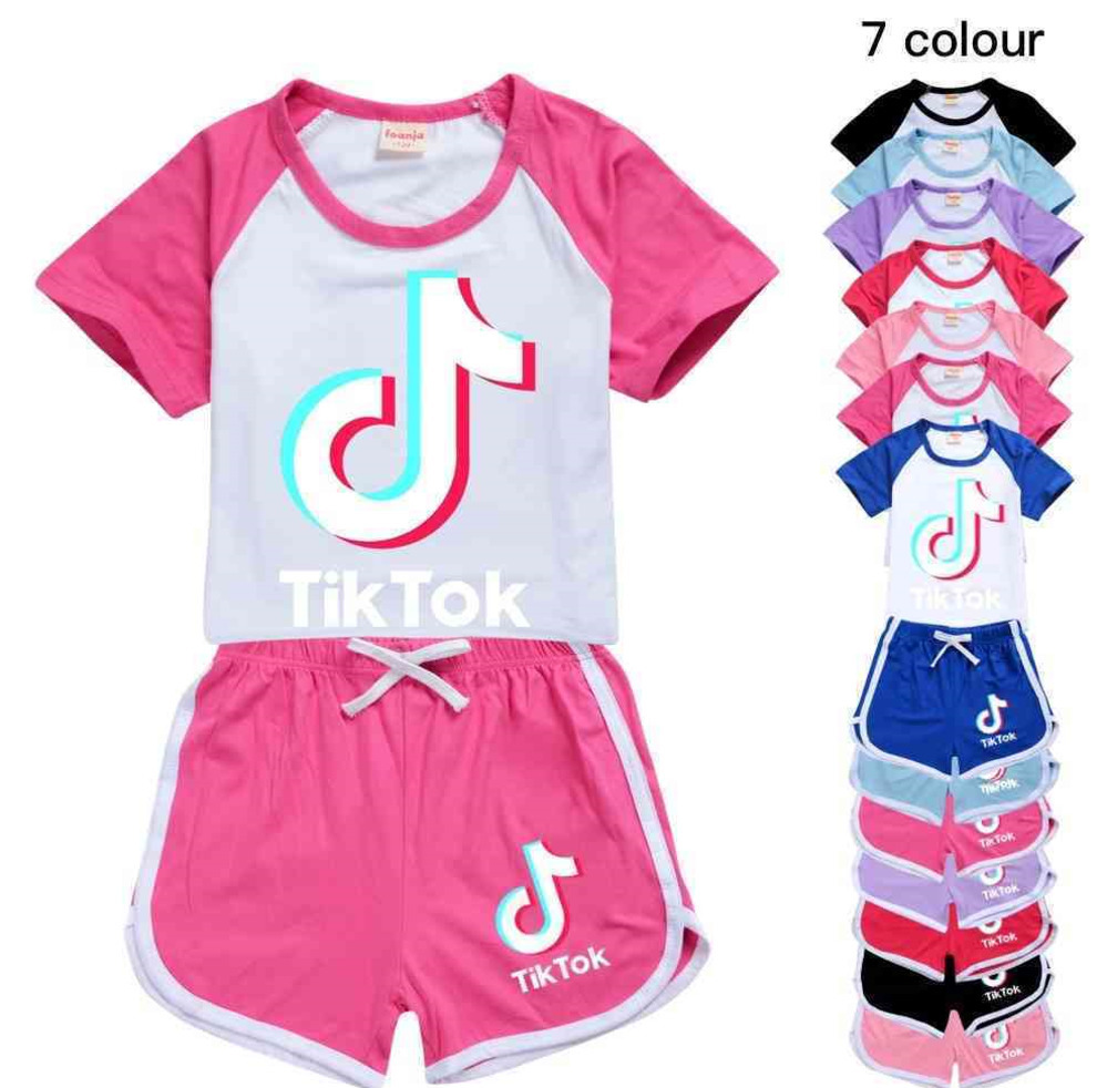 Tiktok Kids Clothing Girls Summer Outfits Set Children Baby Boys Clothes Tracksuit TIK TOK Shorts Leisure Sport Suit Tracksuits GG40Y46T, White
Tiktok Kids Clothing Girls Summer Outfits Set Children Baby Boys Clothes Tracksuit TIK TOK Shorts Leisure Sport Suit Tracksuits GG40Y46T, White